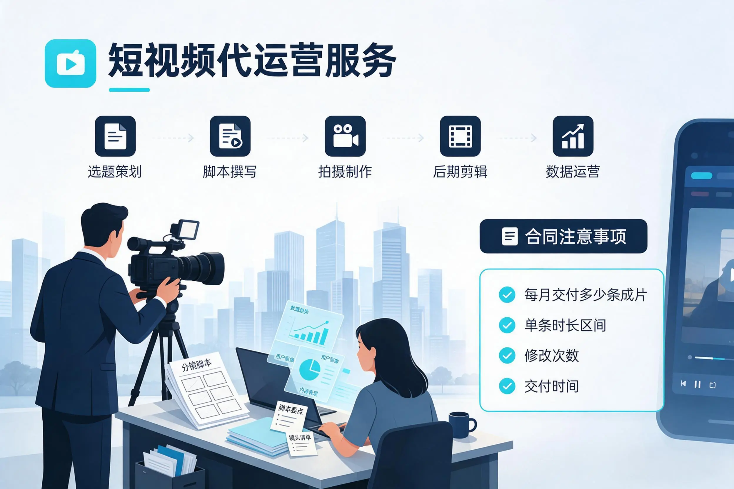 短视频代运营包含哪些服务？重庆城区企业常见问题科普