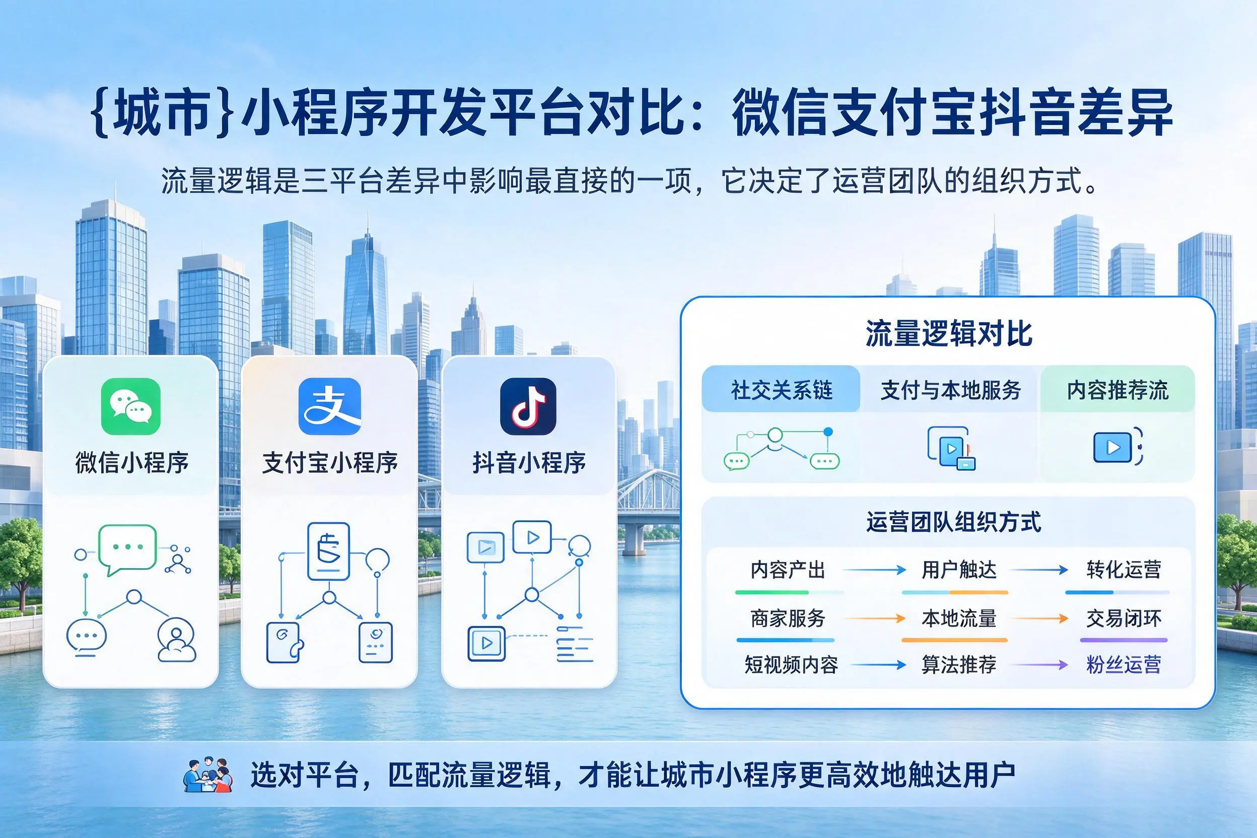 重庆城区小程序开发平台对比：微信支付宝抖音差异