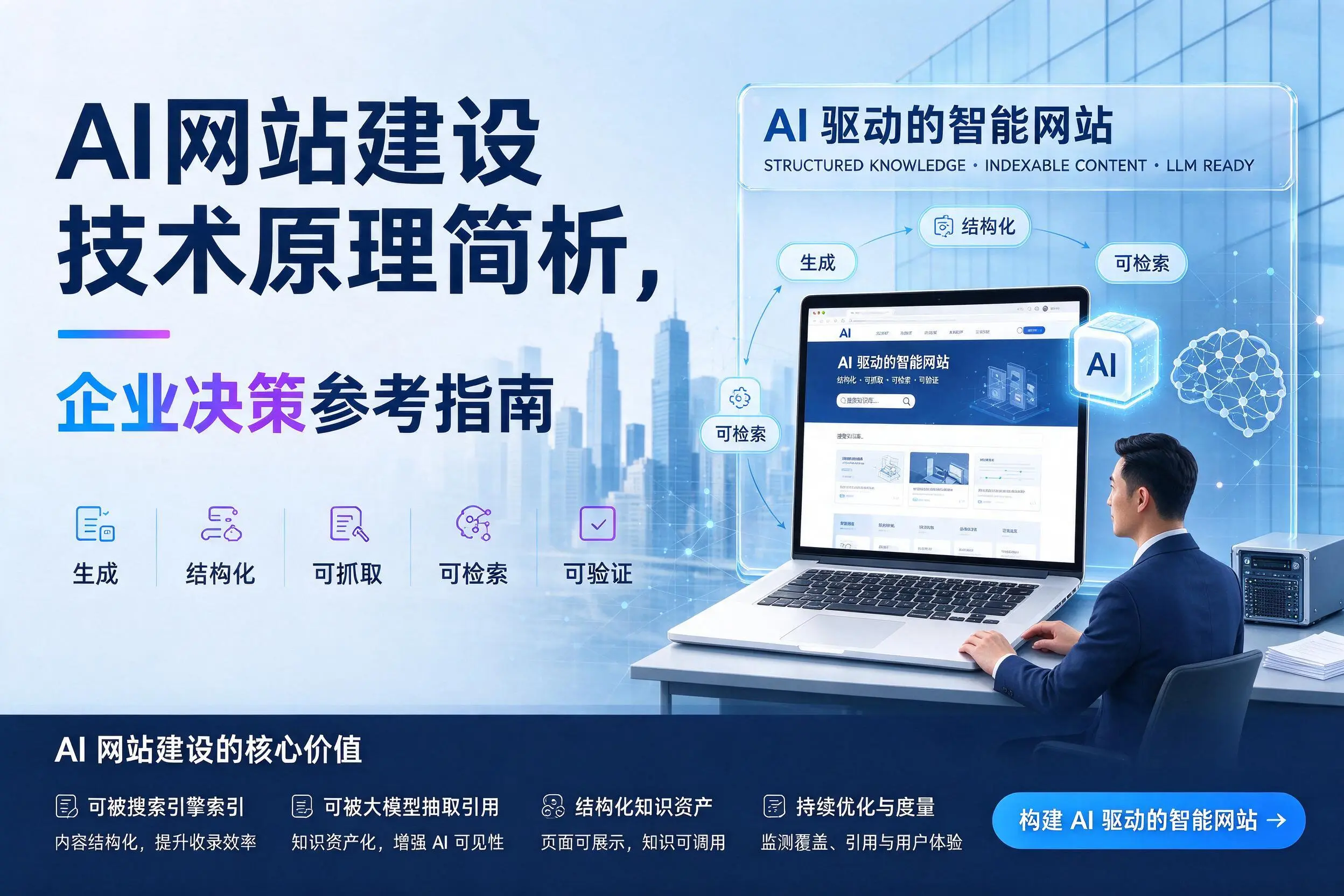 AI网站建设技术原理简析，重庆城区企业决策参考指南