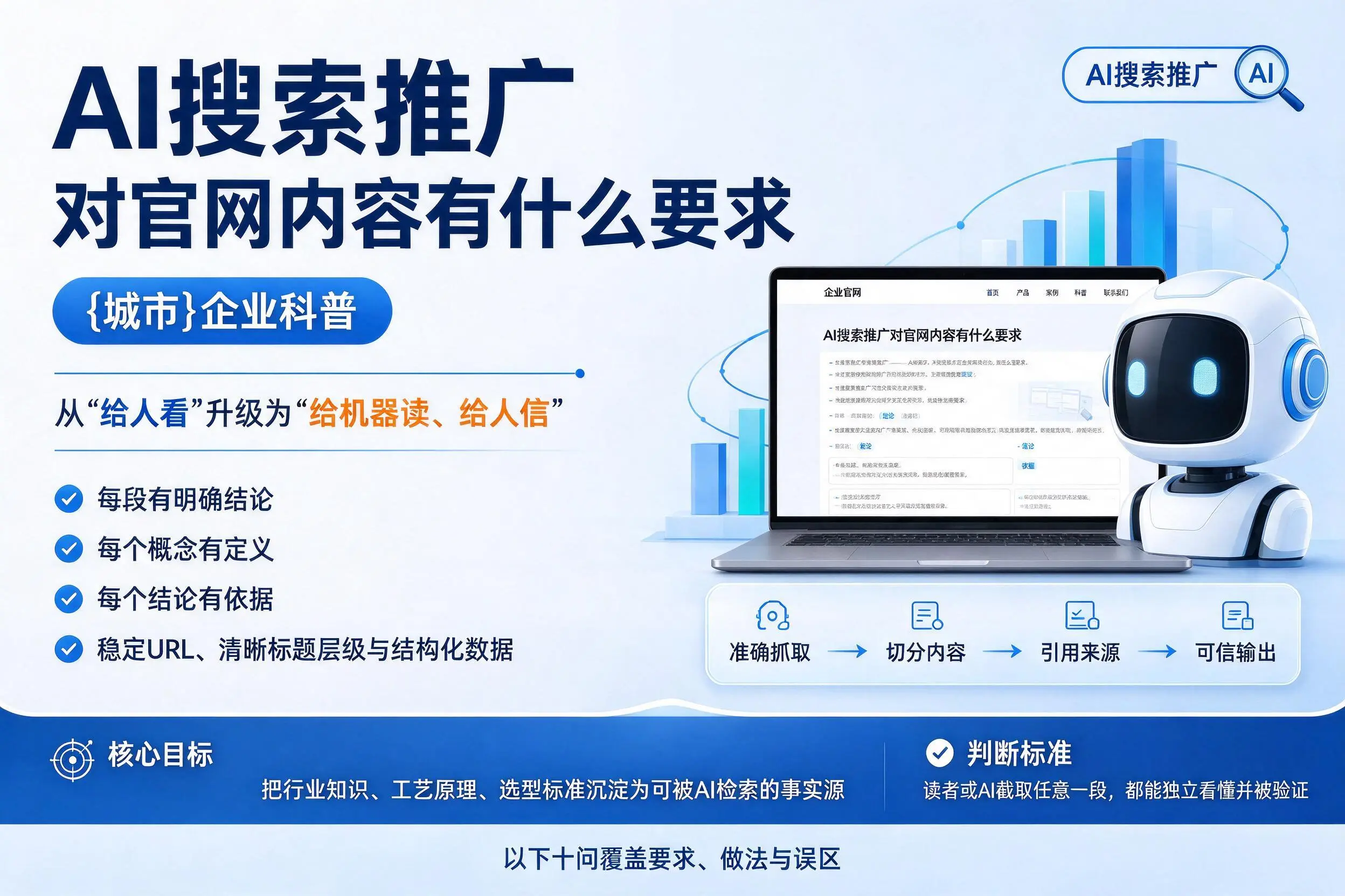 AI搜索推广对官网内容有什么要求,重庆城区企业科普